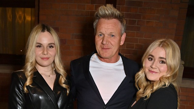 Gordon Ramsay with daughters Holly ramsay and Tilly ramsay