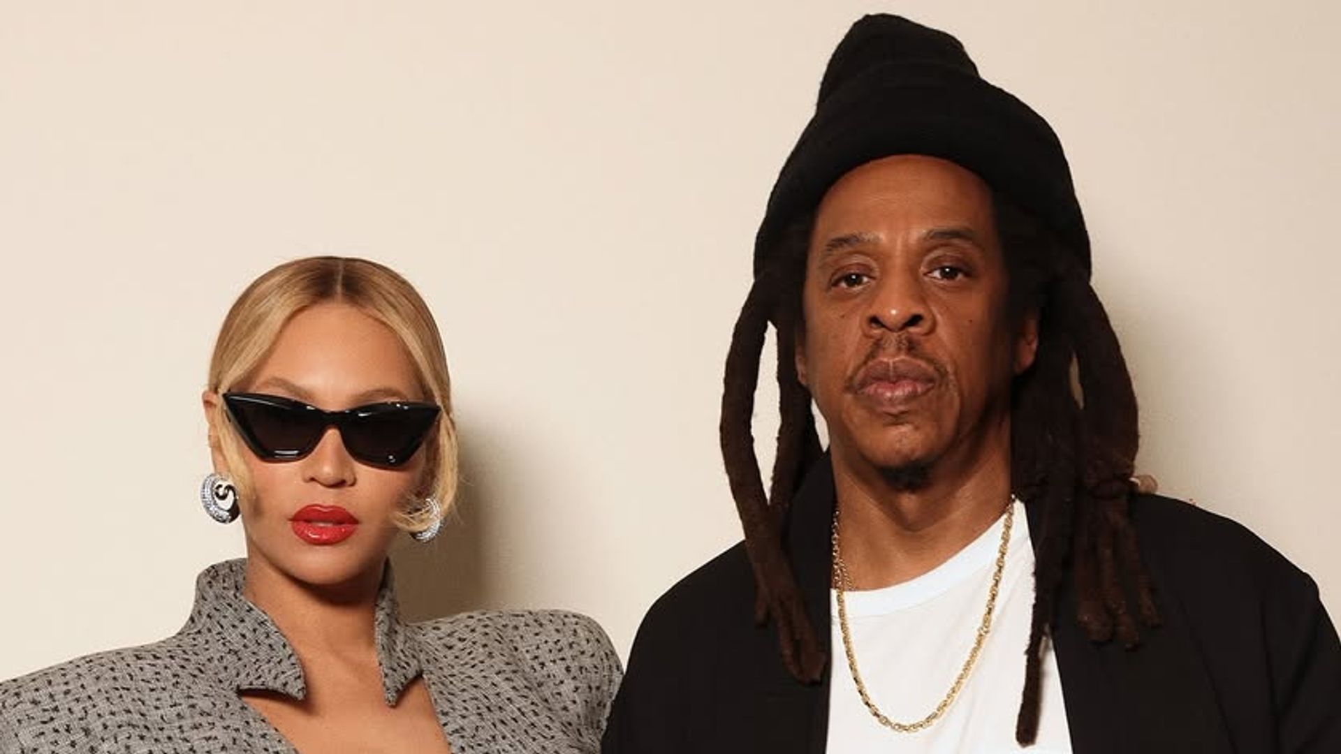 Beyoncé and Jay-Z go for contrasting outfits as they make a date night out of family's celebratory event on tour
