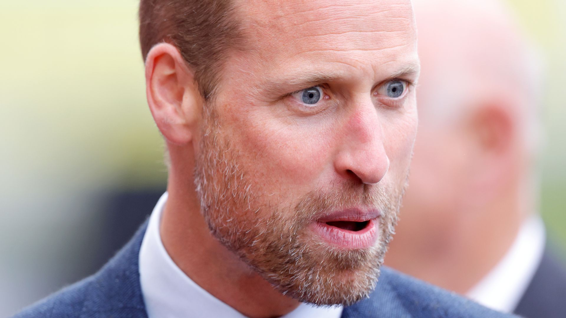 Prince William with a shocked face