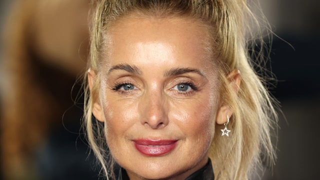 A portrait of Louise Redknapp with a glowy base and raspberry pink lip at the Pride of Britain Awards 