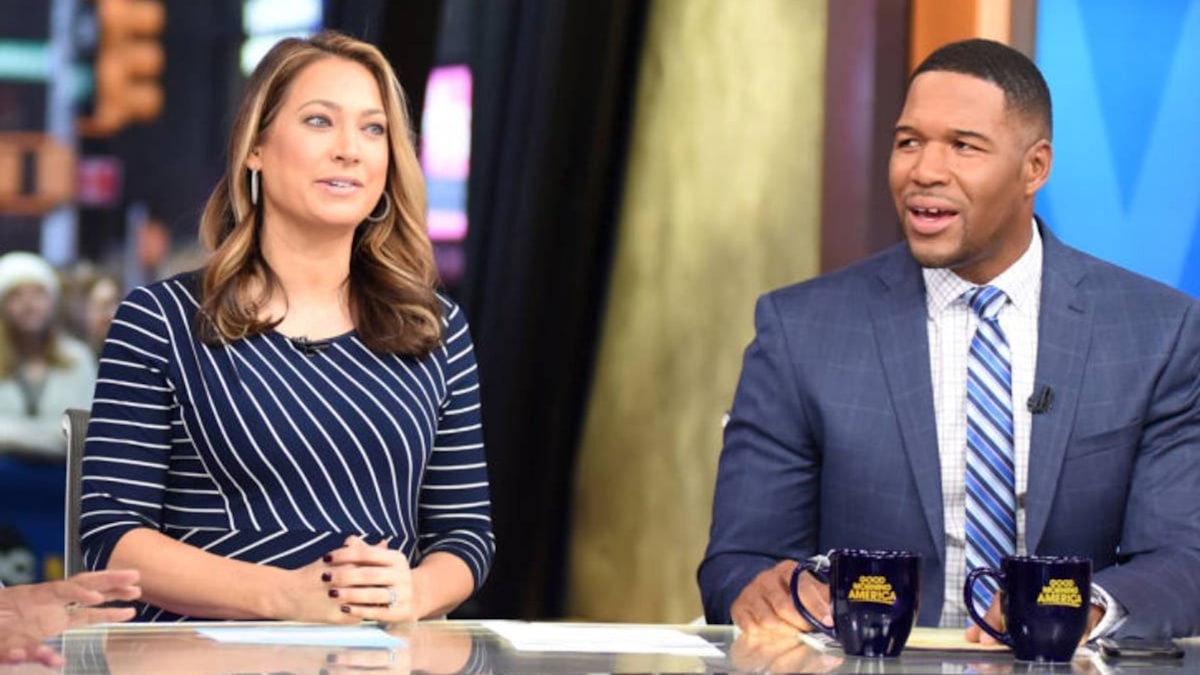 GMA's Ginger Zee makes surprising live on air dig at Michael Strahan - and  fans are in shock | HELLO!