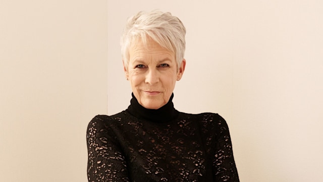 Jamie Lee Curtis of 'The Last Showgirl' poses in the Getty Images Portrait Studio Presented by IMDb and IMDbPro during the Toronto International Film Festival at InterContinental Toronto Centre on September 06, 2024 in Toronto, Ontario