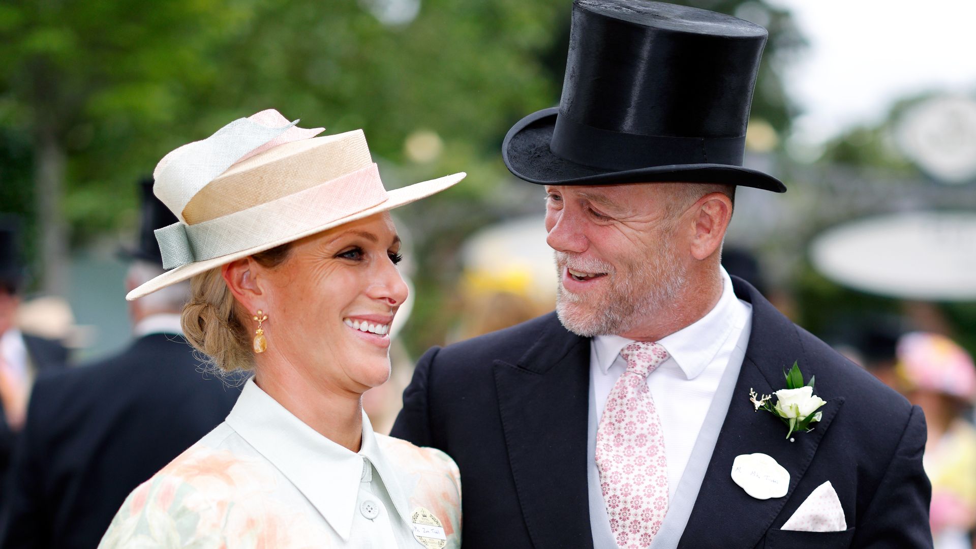Zara Tindall and Mike Tindall attend day one of Royal Ascot 2023 