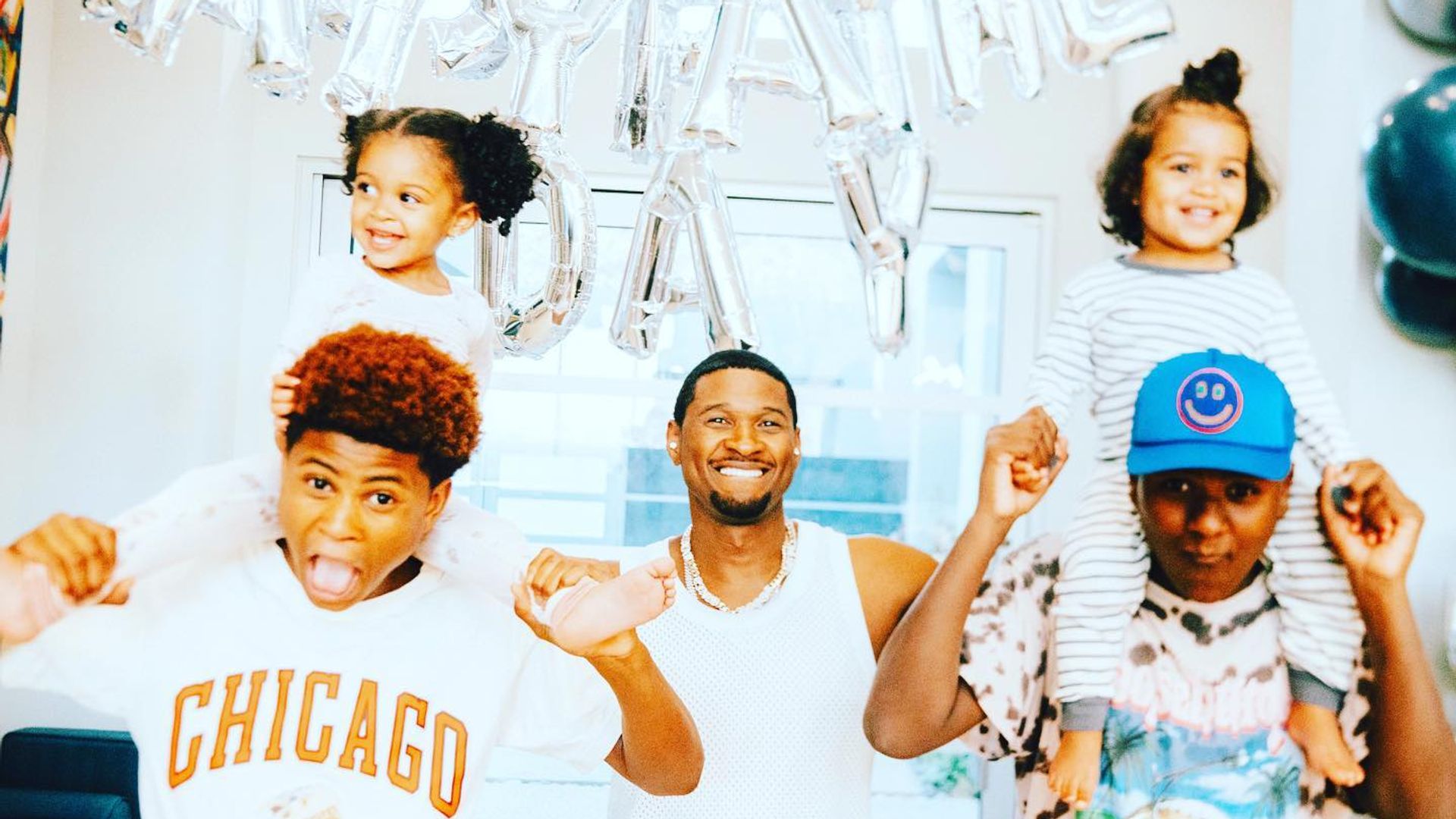 Usher four children