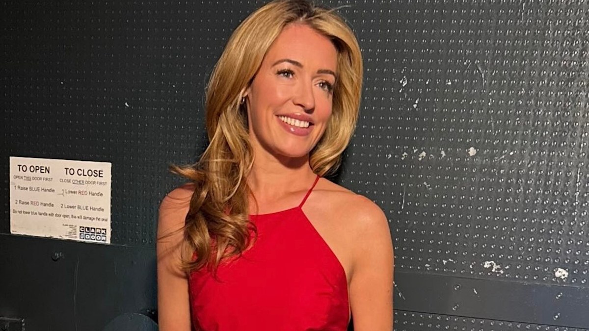 Cat Deeley is a goddess in backless red dress - shop the look