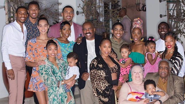 Steve Harvey's big family