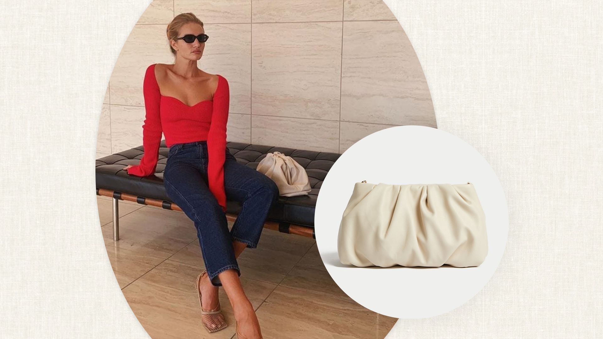 Marks & Spencer's £29 clutch is almost identical to Rosie Huntington-Whiteley's must-have designer bag