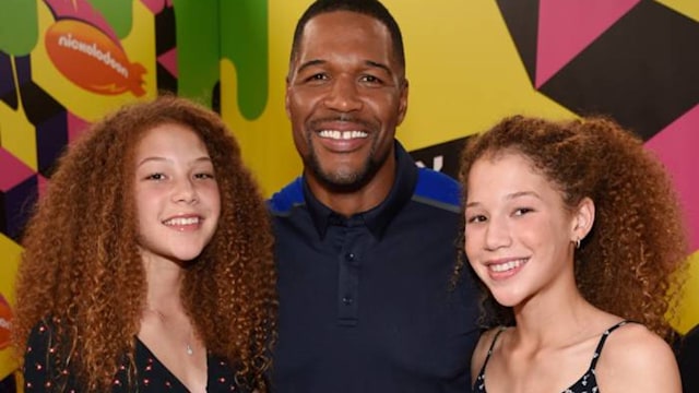 gma michael strahan twins holiday