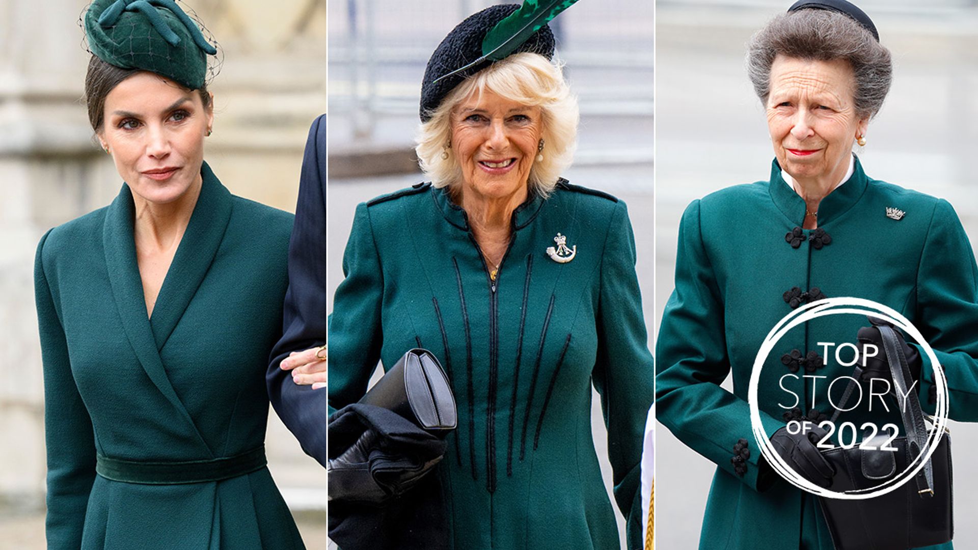 royals wearing green prince philip service