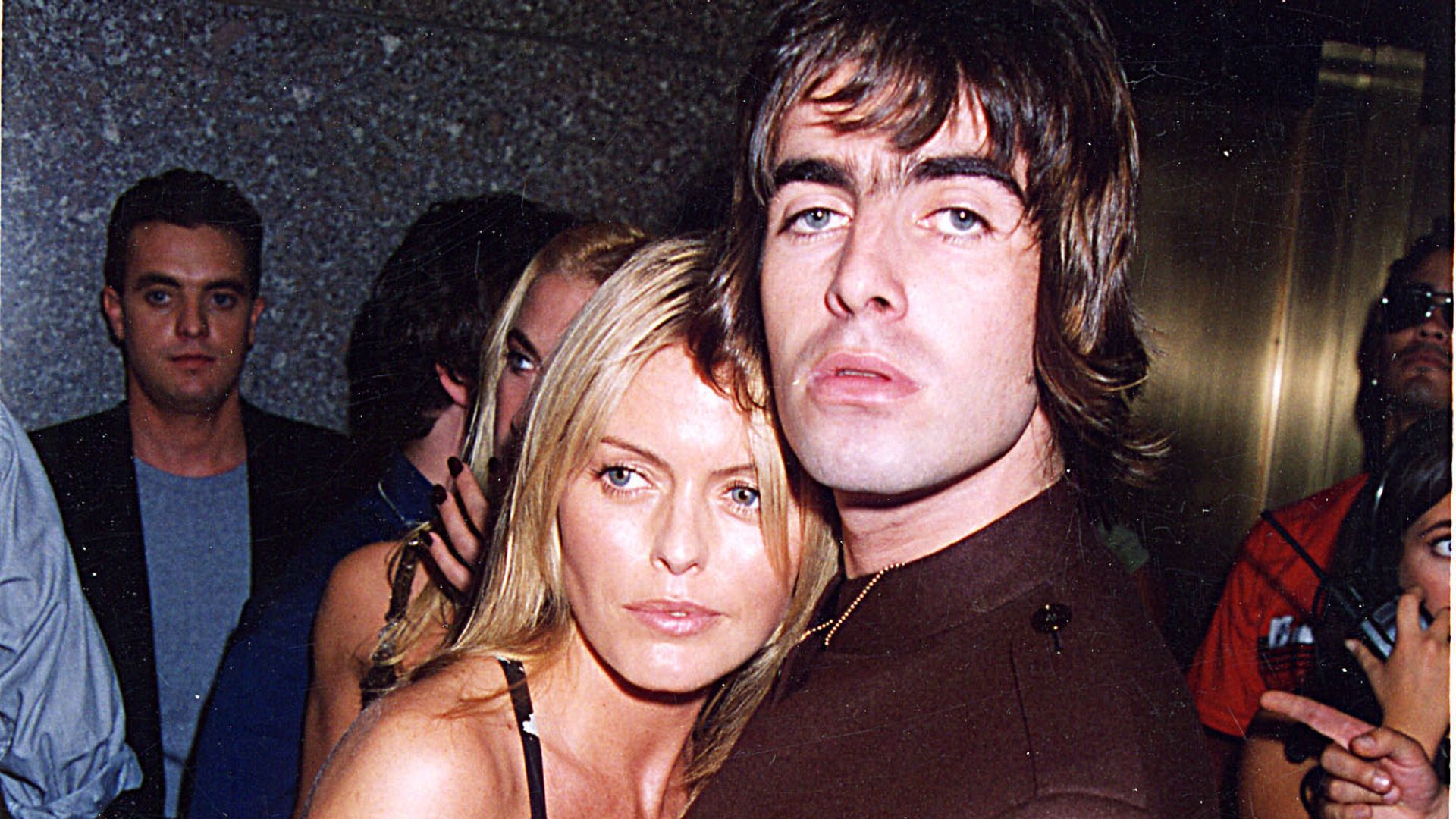 Liam Gallagher and Patsy in 1996, at the beginning of their relationship