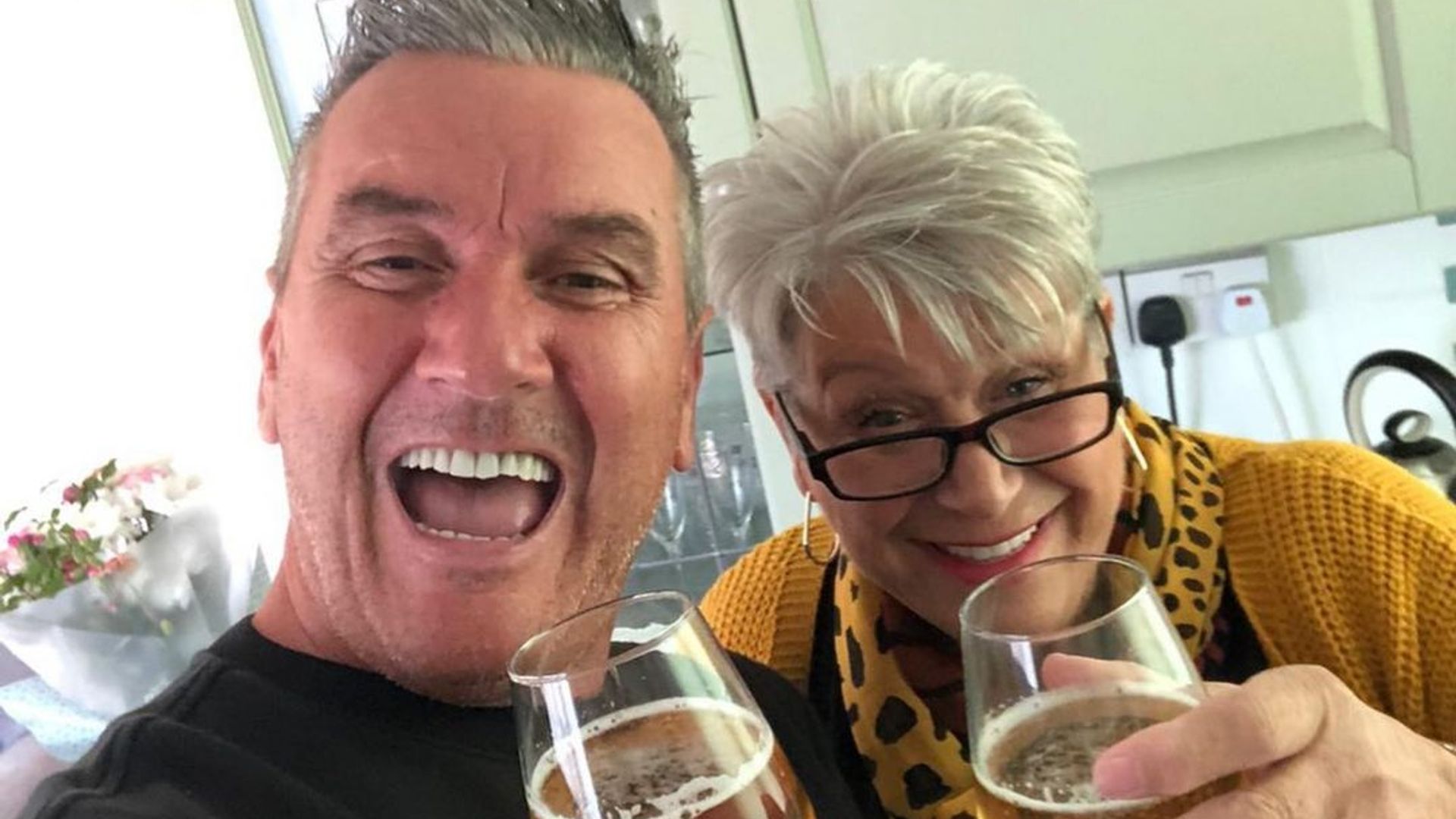 Jenny and Lee from Gogglebox's kitchen