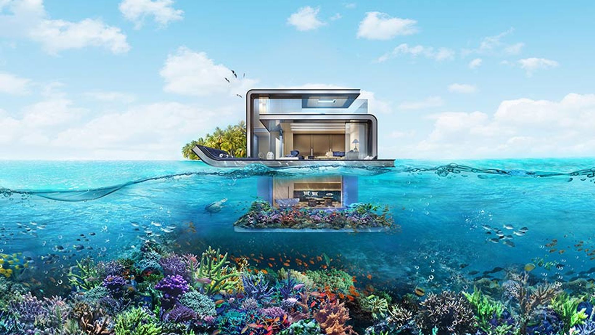 underwater villas dubai