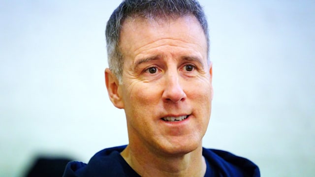 Ballroom dancer Anton Du Beke during rehearsals for their dance tour, Anton and Erin