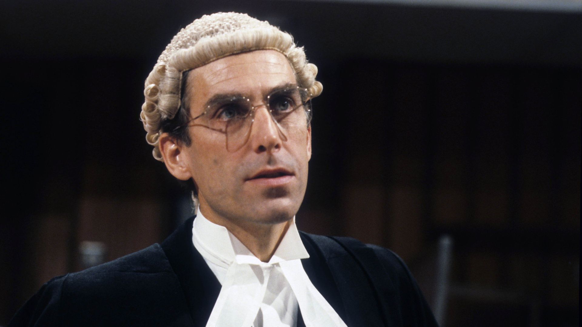 Terrence Hardiman in an episode of Crown Court, 1983 