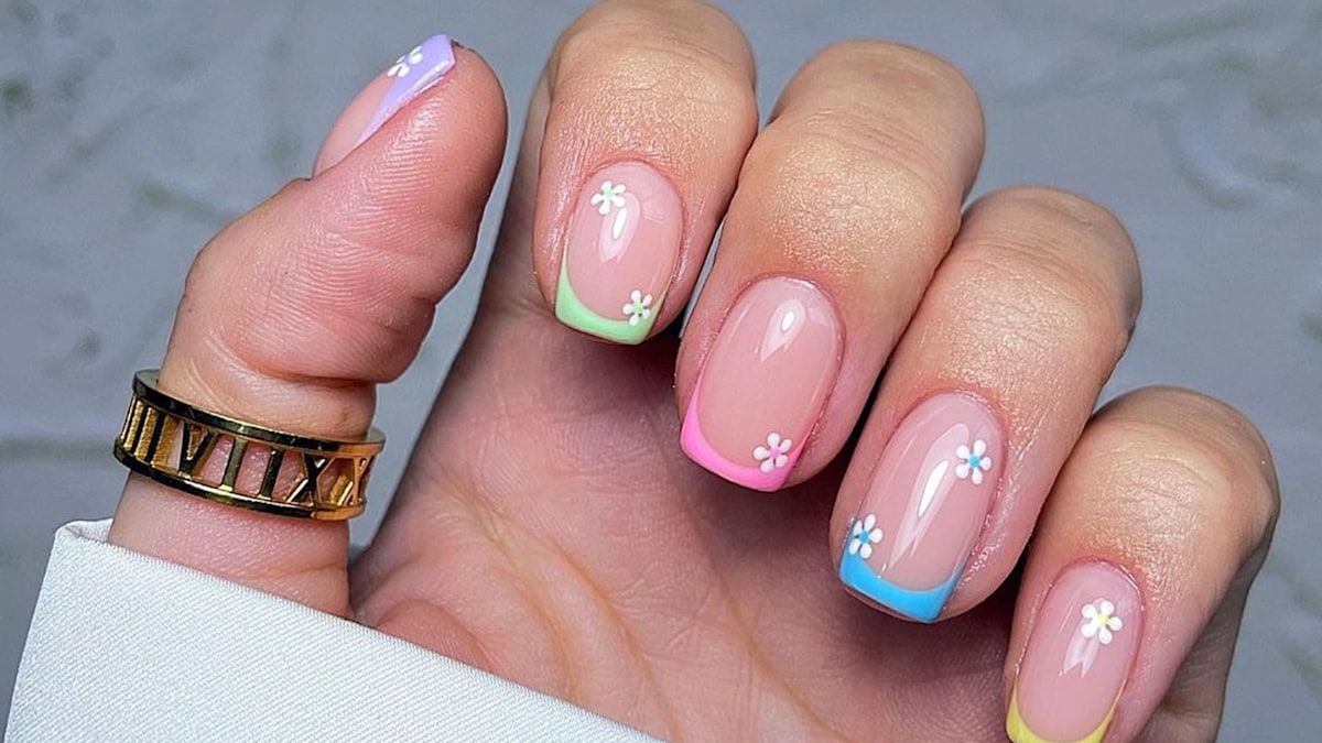 2. Pastel French Tip Nail Design for Easter - wide 6