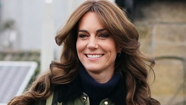 Kate Middleton, Princess of Wales arrives in Burghead, in Moray, Scotland for a visit of the charity Outfit Moray, on November 2, 2023. 