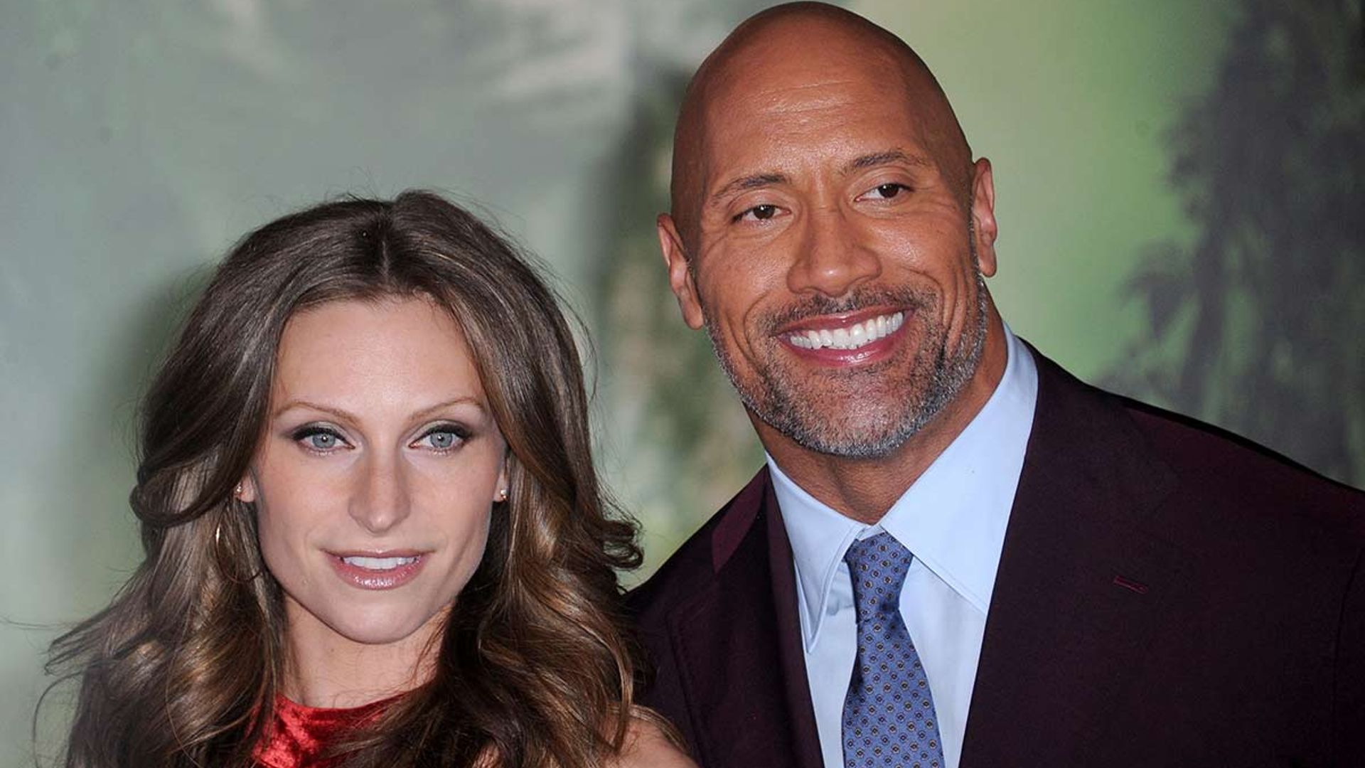 dwayne the rock johnson lauren hashian premiere