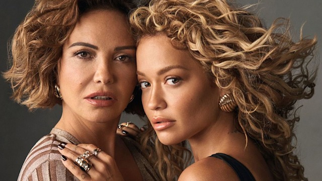 Rita Ora and her mother pose together for a Primark campaign 