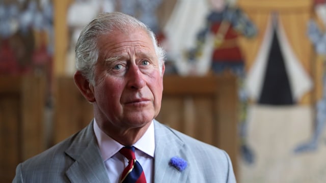 The Prince Of Wales looking emotional