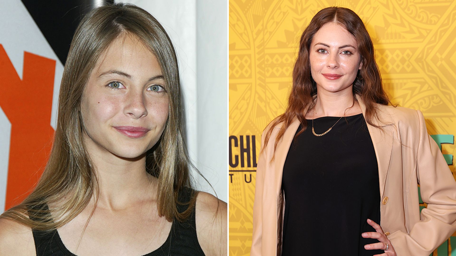 Split image of Willa Holland