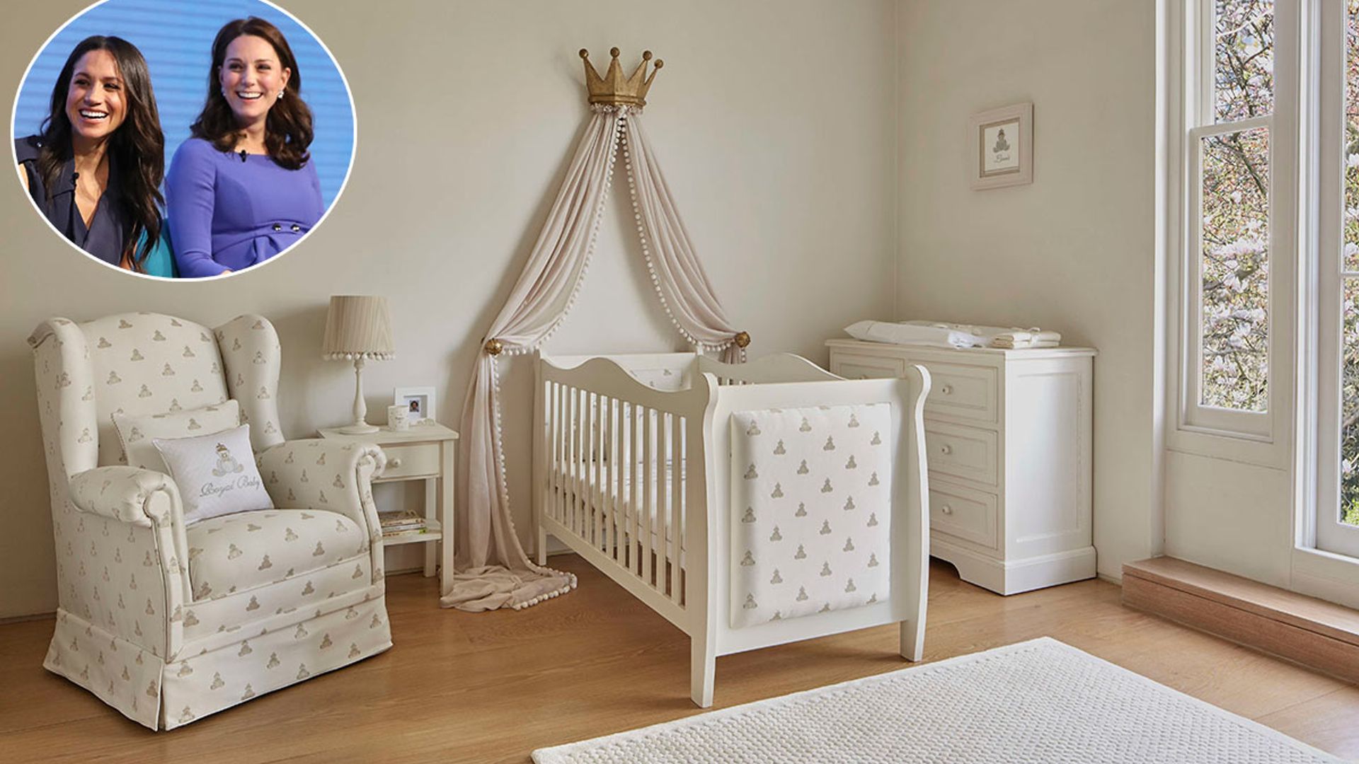 Blue Almonds royal nursery furniture