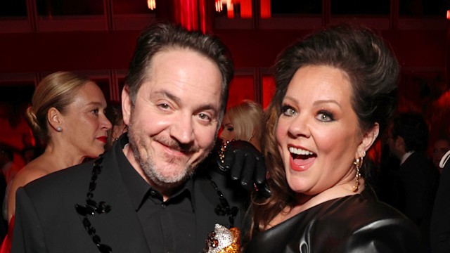 Ben Falcone and Melissa McCarthy attend the 2024 Vanity Fair Oscar Party Hosted By Radhika Jones at Wallis Annenberg Center for the Performing Arts on March 10, 2024 in Beverly Hills, California.