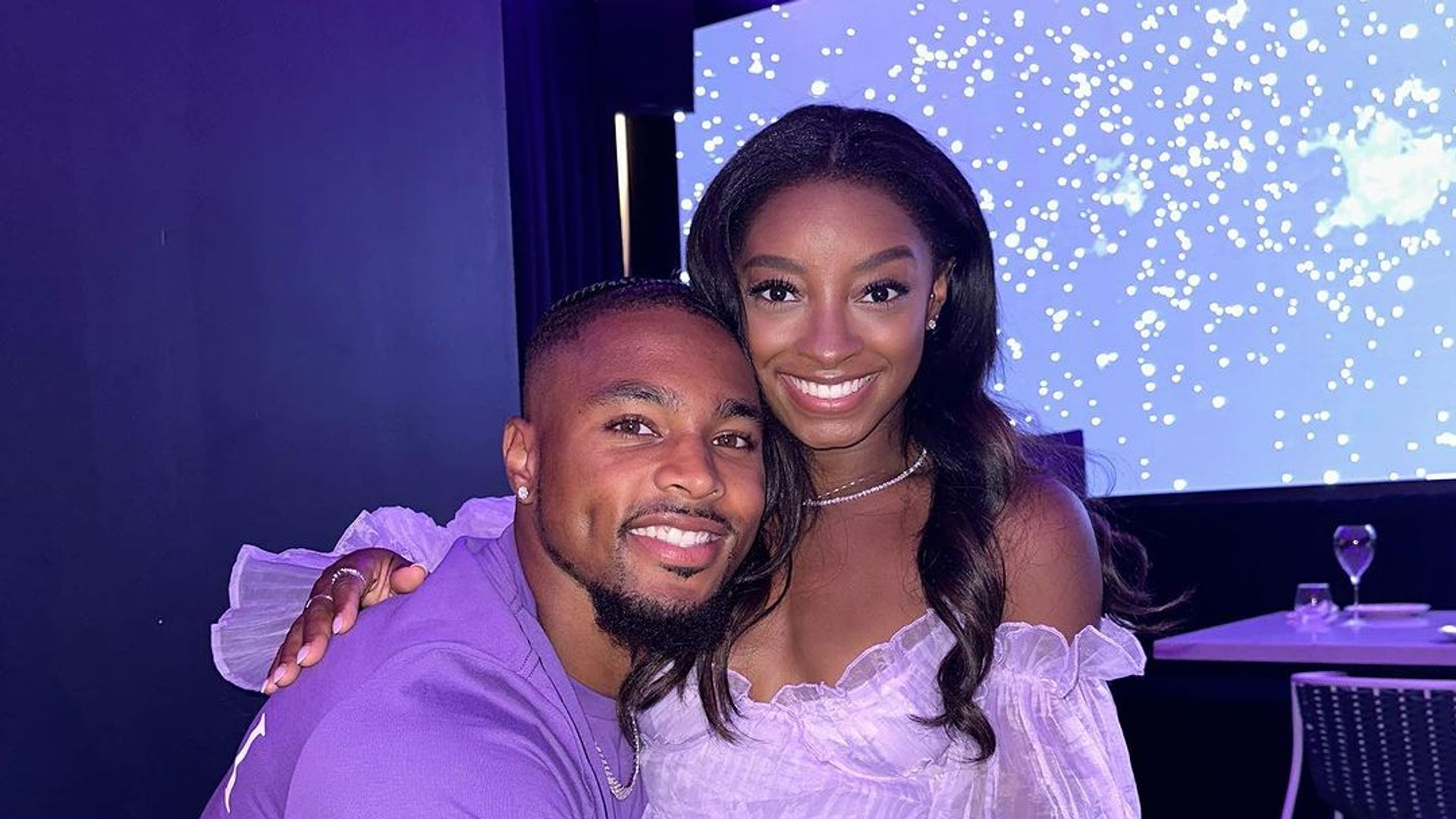 Simone Biles celebrates first wedding anniversary with husband after revealing she 'broke down' over backlash to viral comments