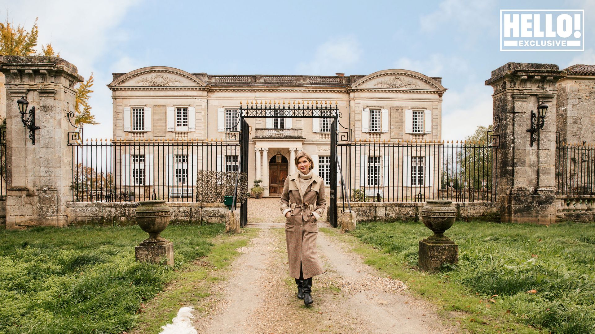 Catherine Roger unveils Christmas transformation at historic Chateau Marcellus in France