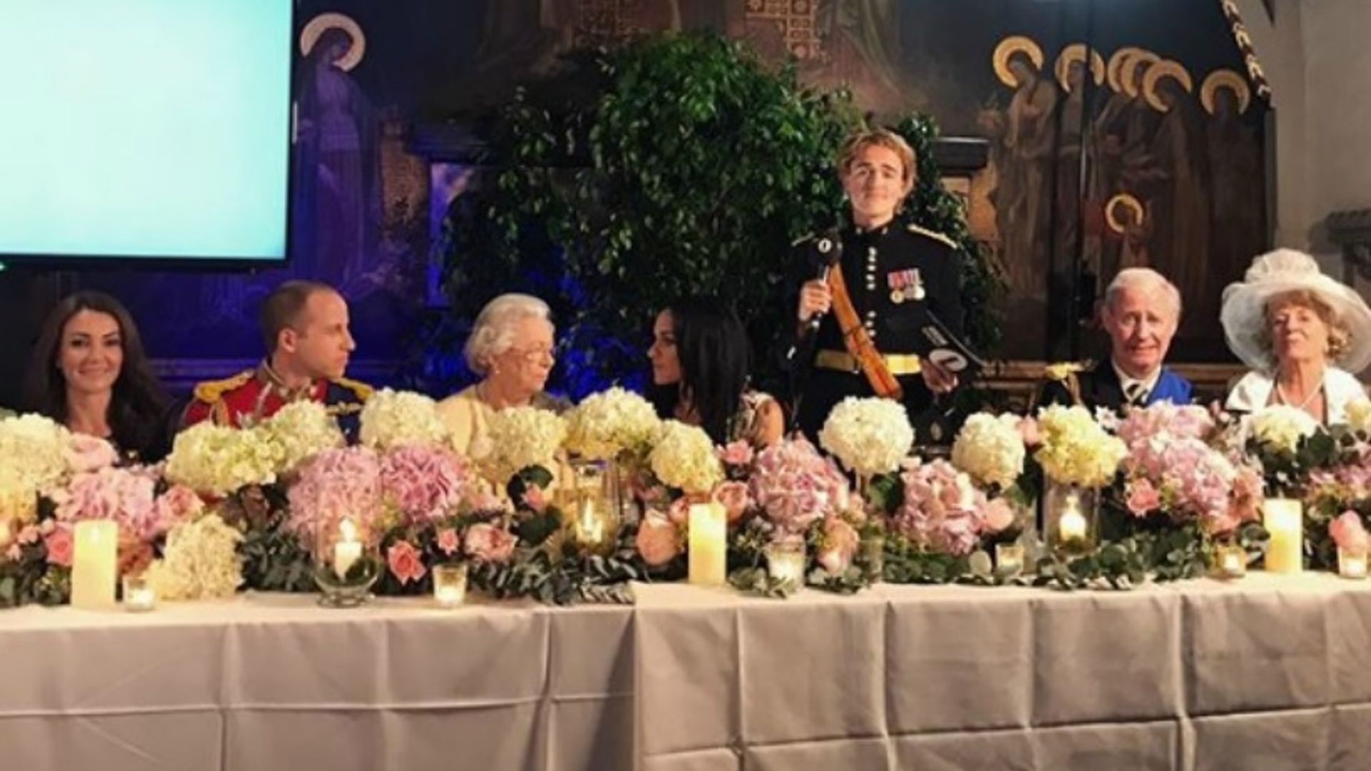 Tom Fletcher royal wedding speech