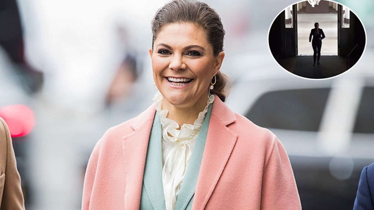 Crown Princess Victoria of Sweden runs around the palace in heels ...