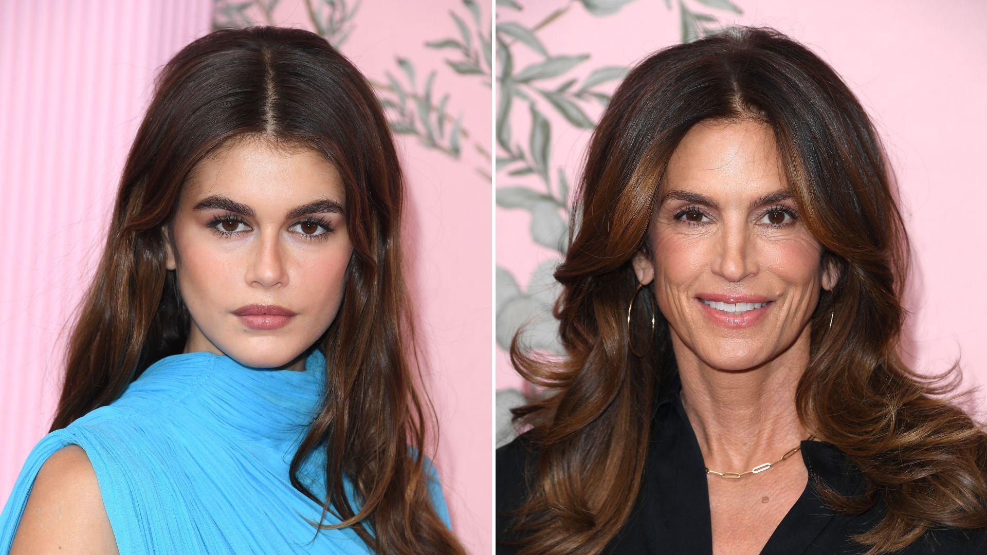 Kaia Gerber and Cindy Crawford at the Palm Royale premiere