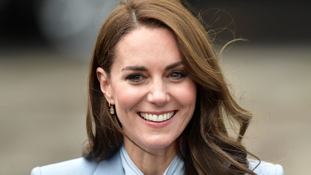 Kate Middleton, the Princess of Wales pictured during her visit to Carrickfergus on October 6, 2022 in Carrickfergus, Northern Ireland.
