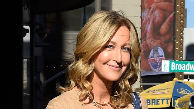 Lara Spencer is seen on October 03, 2023 in New York City.