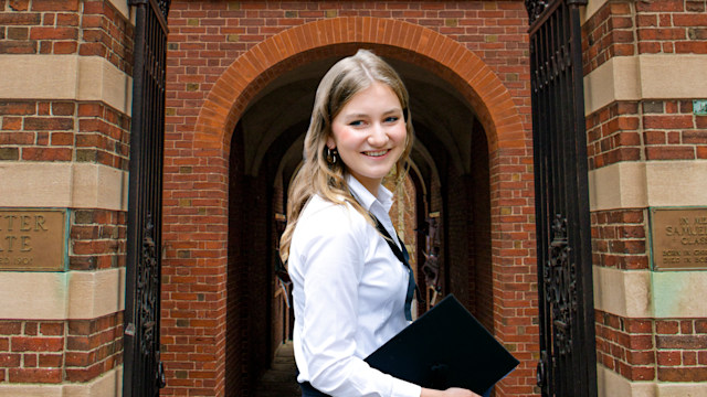 Princess Elisabeth of Belgium at Harvard University