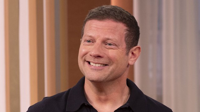 Dermot O'Leary in a black shirt
