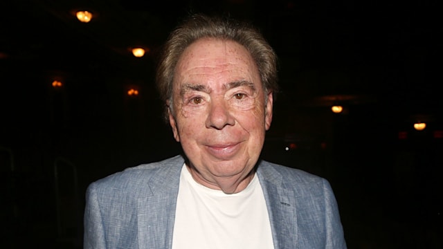 Sir Andrew Lloyd Webber during a ceremony as he is given the key to the city honoring "The Phantom of The Opera's" final performance on Broadway