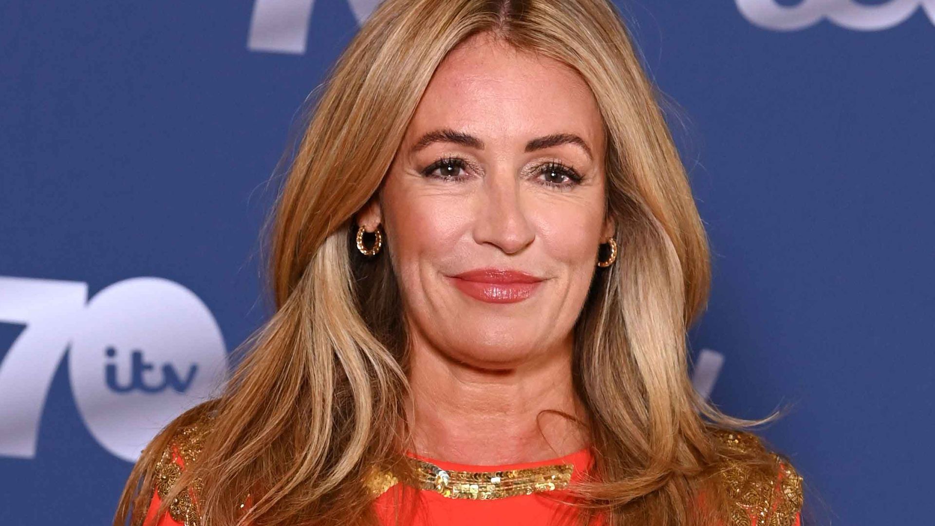 Cat Deeley in red dress