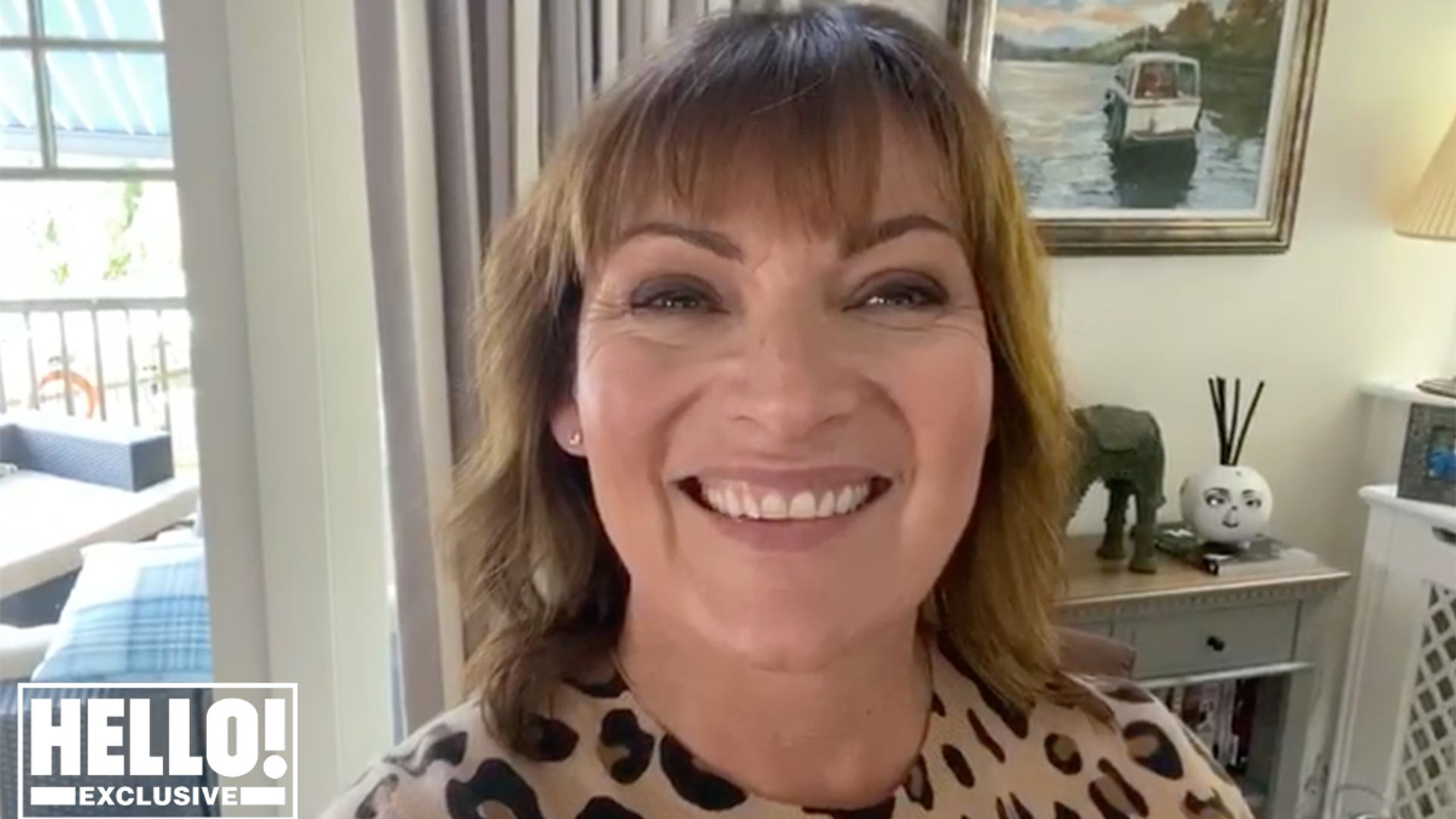 lorraine kelly leopard print jumper