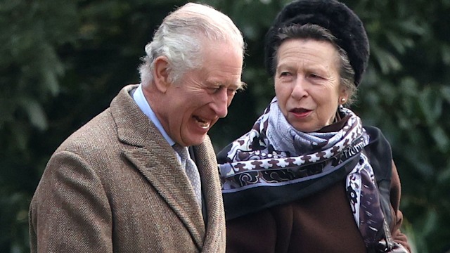 Princess Anne visited her brother