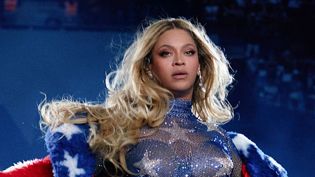 Beyoncé on stage at Northwest Stadium in Landover, MD, right outside Washington DC. In the first of two nights here on her COWBOY CARTER TOUR, she painted the stage mostly in the Nation's colors and delivered an enlightening near-three-hour performance to a capacity crowd.
Beyoncé in concert, 'Cowboy Carter Tour', Northwest Stadium, Landover, Maryland, USA - 04 Jul 2025