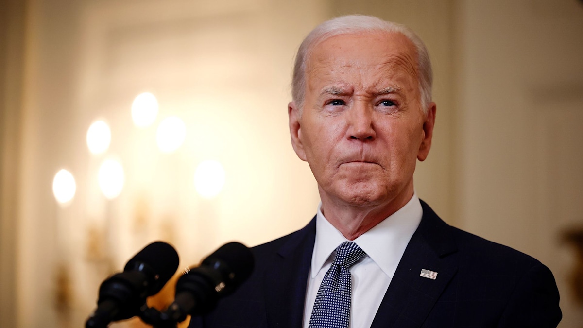 President Joe Biden makes first appearance after cancer diagnosis to mark celebratory end of an era