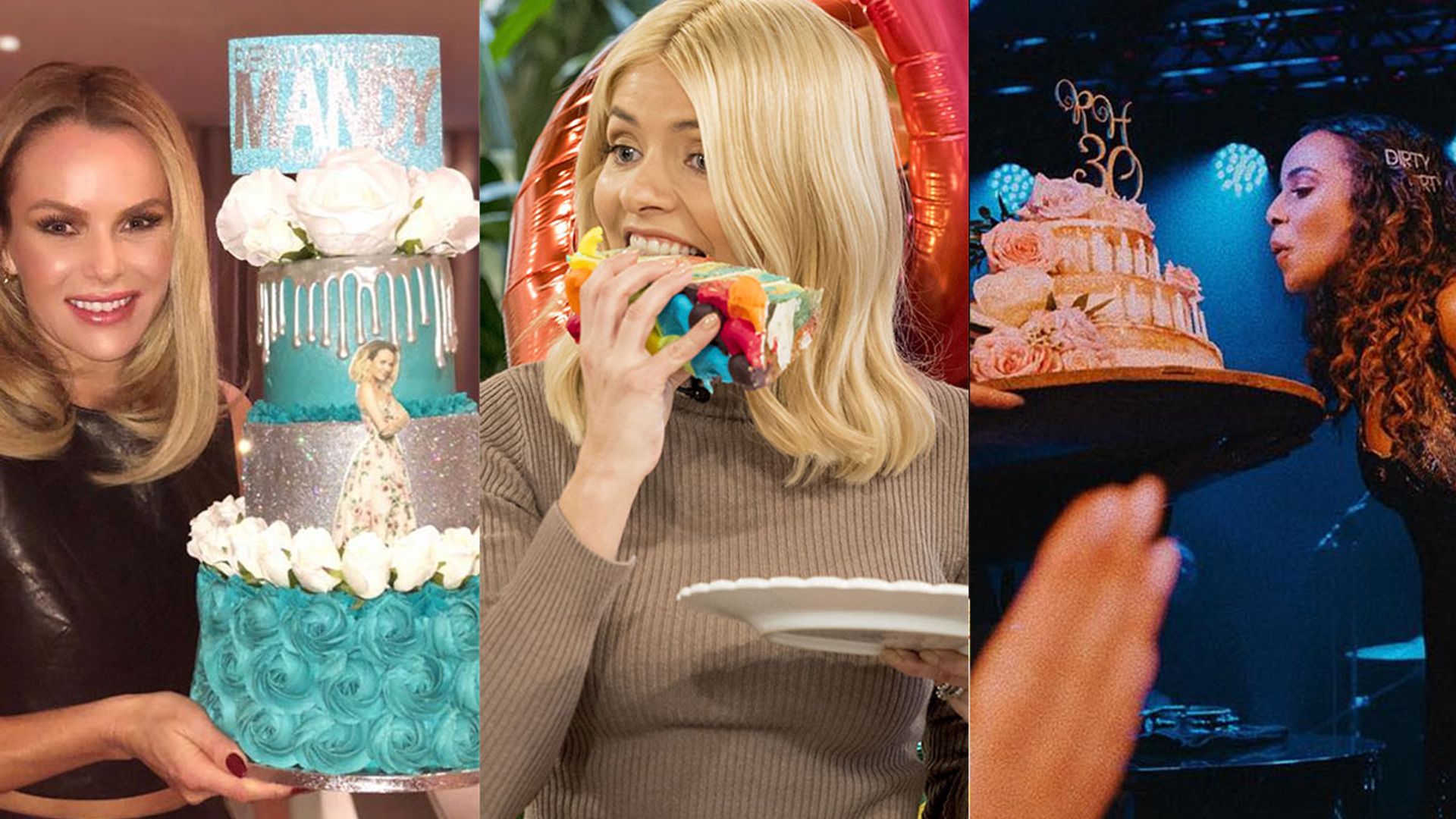 Celebs cake makeup