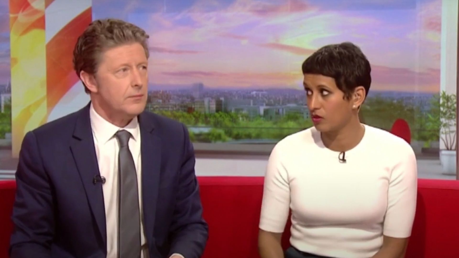 BBC Breakfast shake-up sees Charlie Stayt absent from red sofa