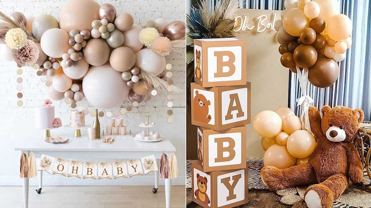 Baby Shower Decorations Girl , Oh Baby, Baby Shower Confetti, Boho