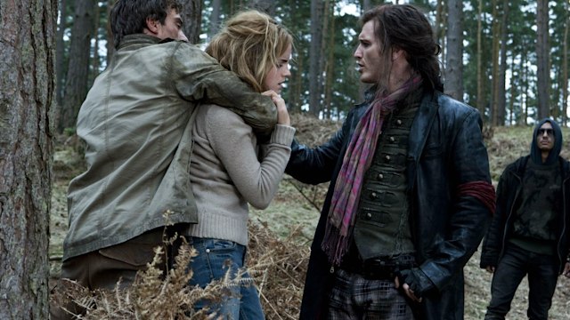 Nick Moran and Emma Watson in scene from Deathly Hallows