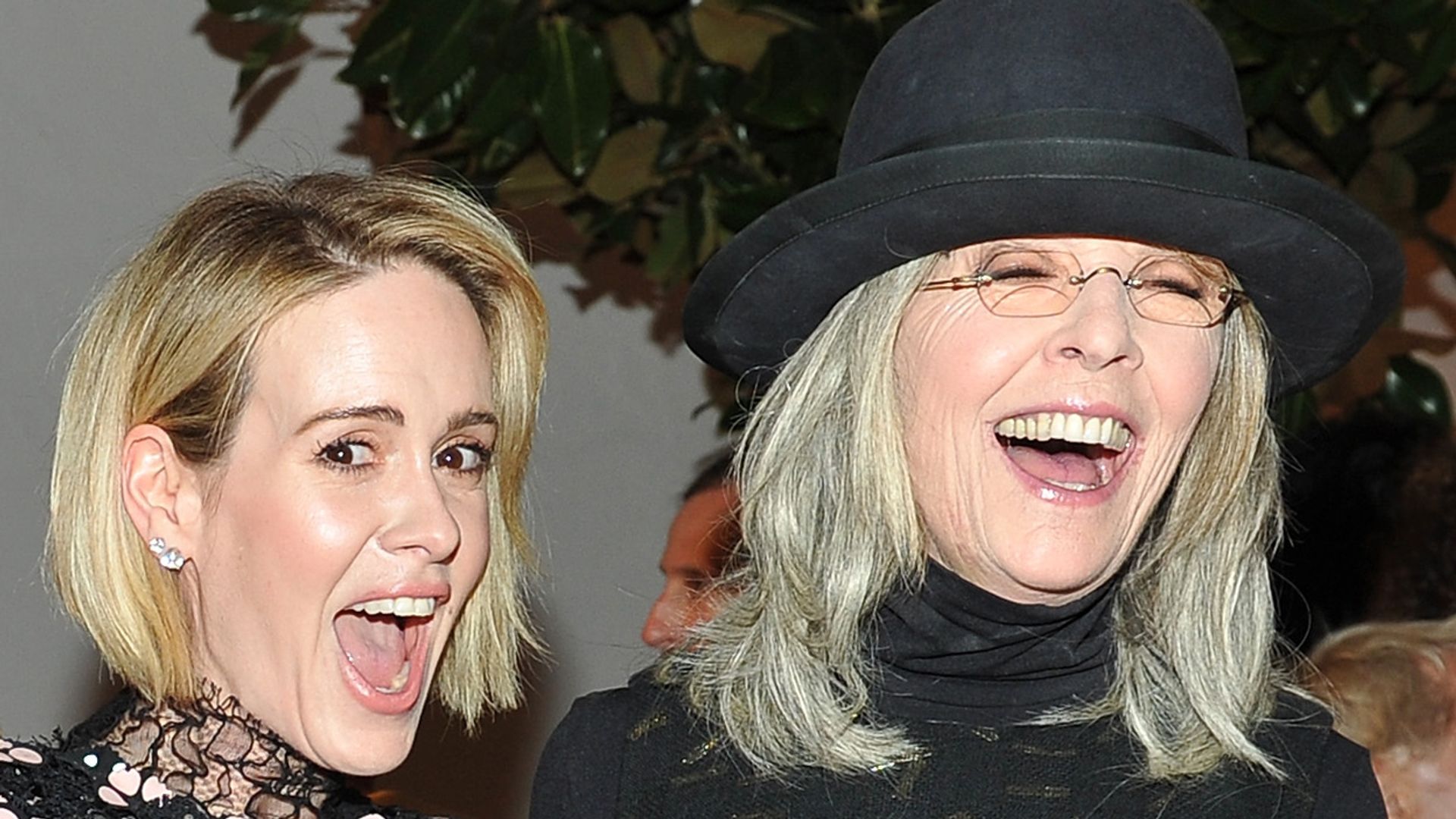 Sarah Paulson and Diane Keaton attend the Hammer Museum Gala