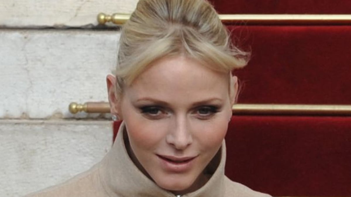 Princess Charlene's eyebrow-raising pre-royal wedding guest dress and long hair