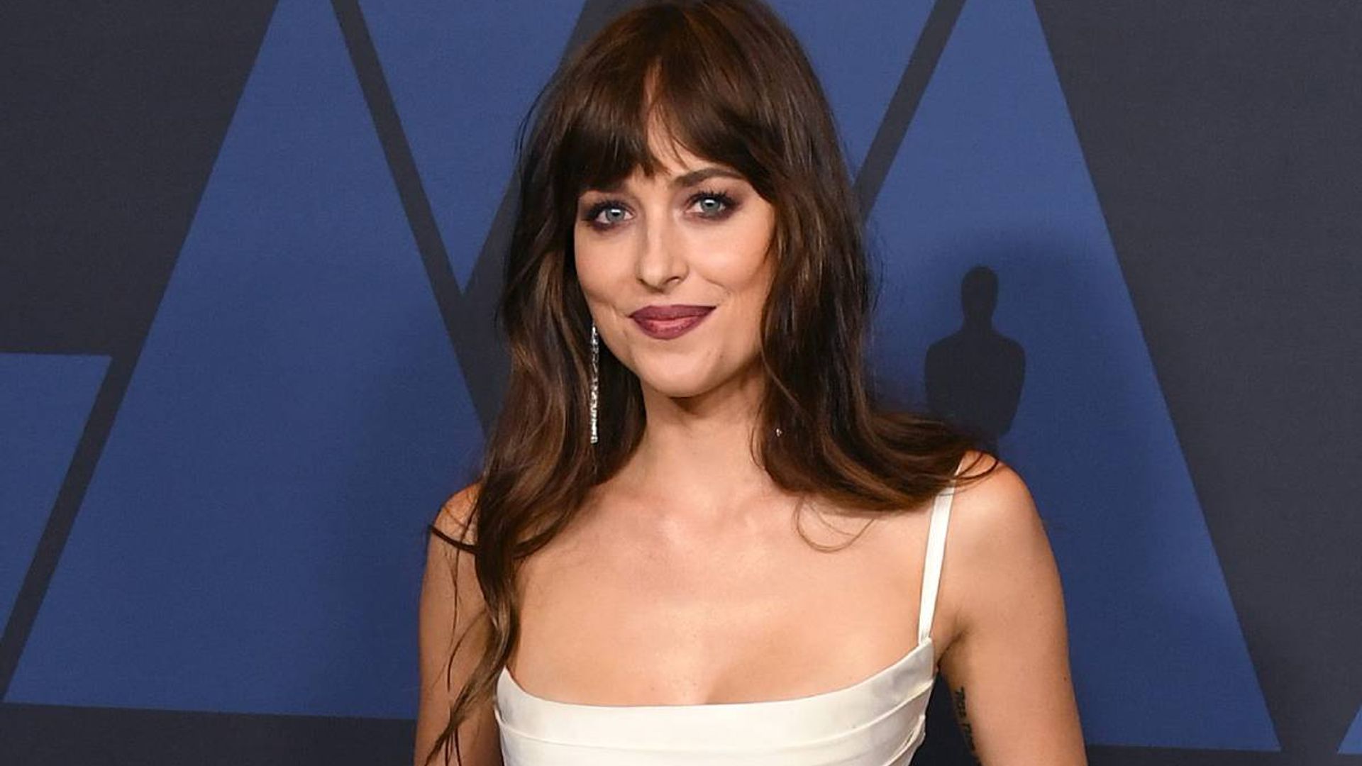 Dakota Johnson Made a Movie Cameo in Sheer Cut-Out Lingerie