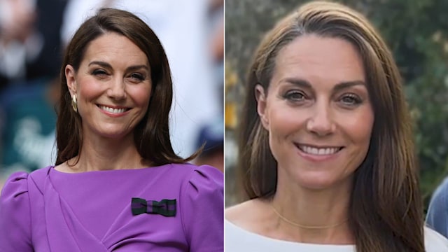 Kate Middleton at Wimbledon and congratulating Team GB