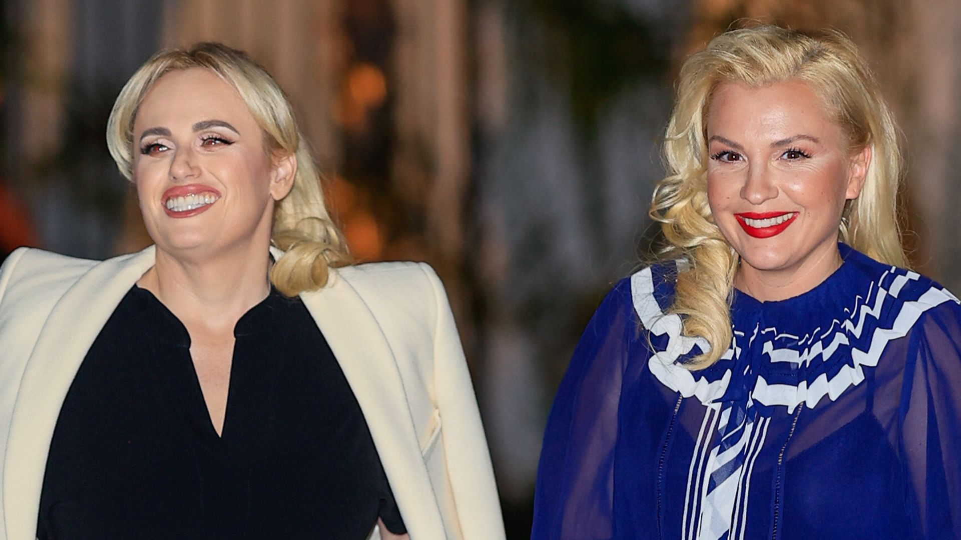 Rebel Wilson is a vixen in leather pants for post-wedding date night with wife Ramona Agruma